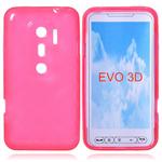 Sili-Cover til Evo 3D - Soft (Pink)