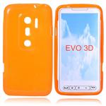Sili-Cover til Evo 3D - Soft (Orange)