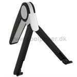 Transportabel iPad bordstativ (sort-hvid)