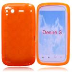 Sili-Cover til Desire S - Rings (Orange)
