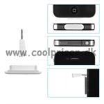Beskyttelse af Dock + Headphone (Hvid)