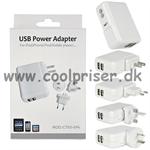 Multi Stiks USB/Str�m Oplader til Udlandsrejser
