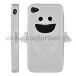 Engle formet Gummi Cover (Hvid)