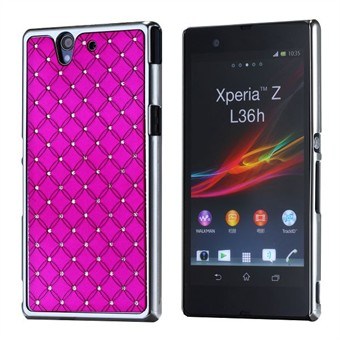 Bling Cover til Xperia Z (Magenta)