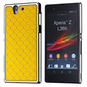 Bling Cover til Xperia Z (Gul)