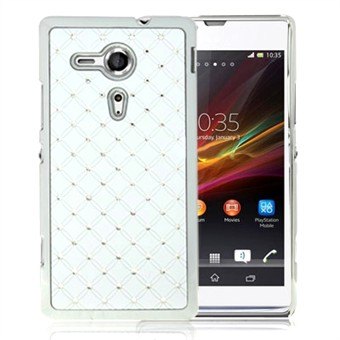 Bling Cover til Xperia SP (Hvid)