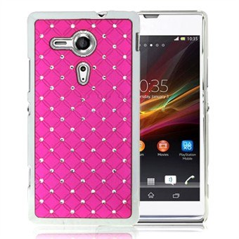 Bling Cover til Xperia SP (Magenta)