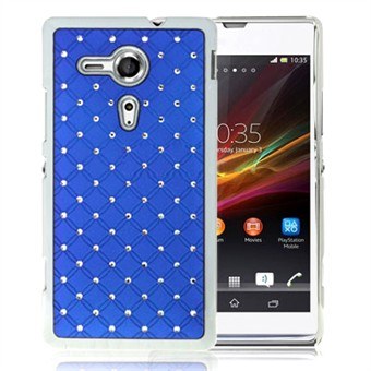 Bling Cover til Xperia SP (Blå)